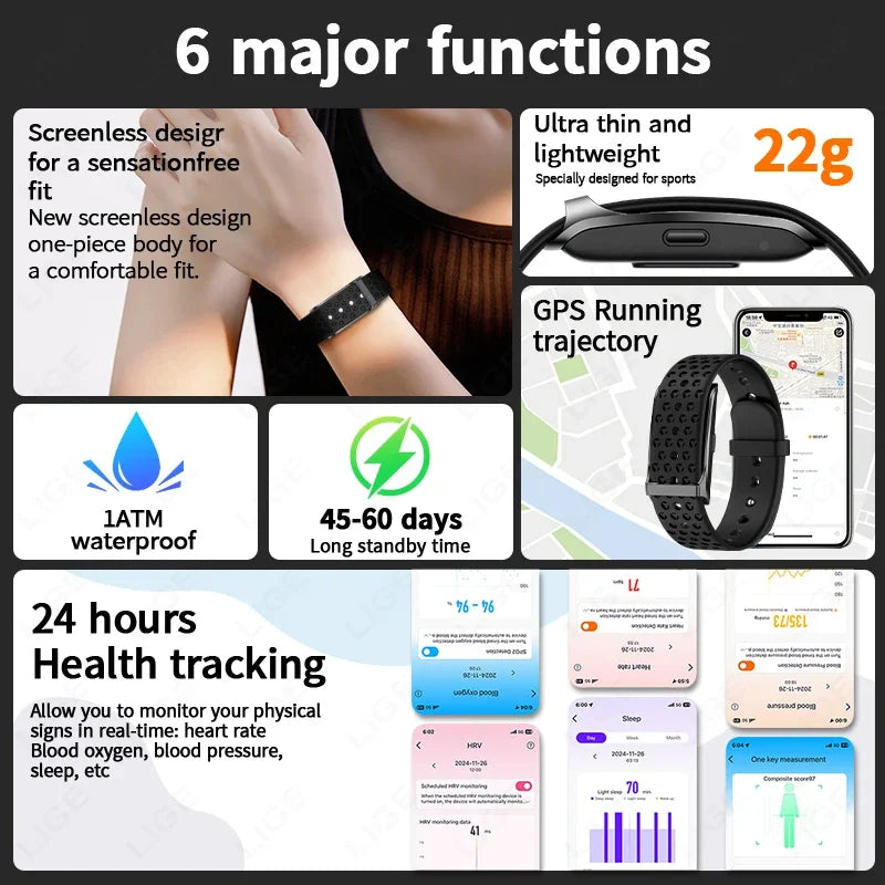 Men Women Fitness Smart Bracelet Sports Band