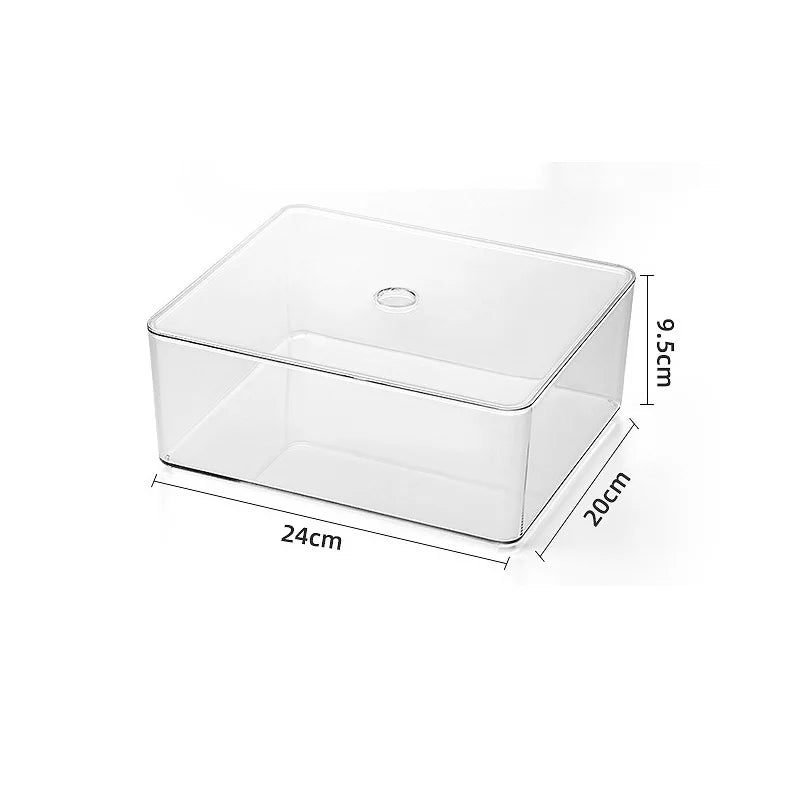 Draw Organizer Acrylic Box With Lid