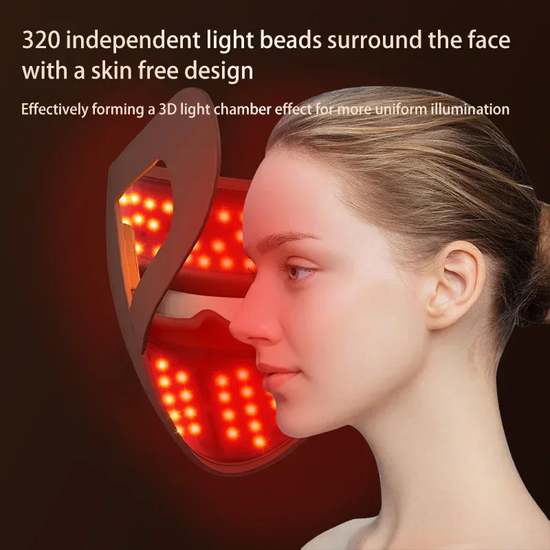 4 Color Light Facial Led Mask Red Light Therapy